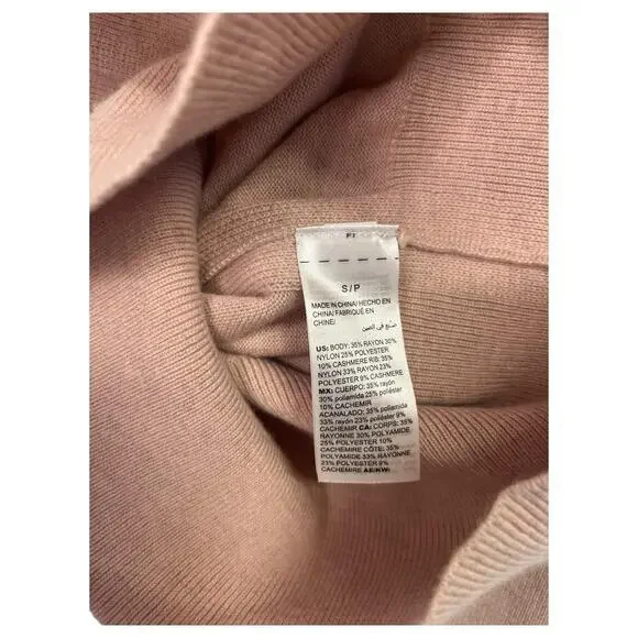 White House Black Market Sweater Womens Small Cashmere Blend Lightweight Classic - Picture 7 of 16